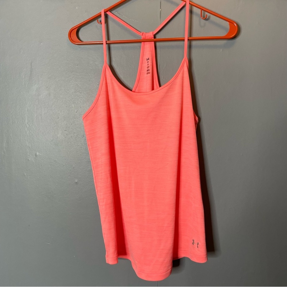 Under Armour Women's Pink Racerback Tank Top size small